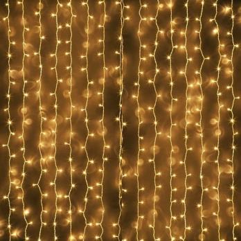 Гирлянда эл.  Дождь  240  LED   2 * 2  желтый