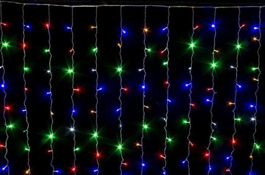 Гирлянда эл.  Дождь  480  LED   3 * 3  разноцветный