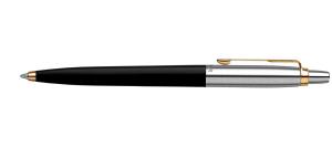 Ручка  подароч.1390,00  PARKER  ЧЕРНАЯ/НЕРЖ. 0098370