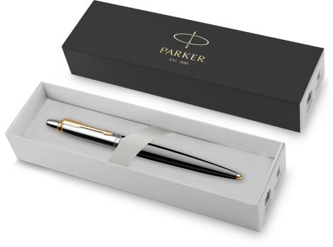 Ручка  подароч.1390,00  PARKER  ЧЕРНАЯ/НЕРЖ. 0098370