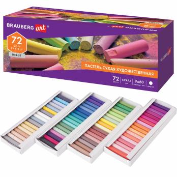 Пастель  сухая  72 цв. BRAUBERG  181463