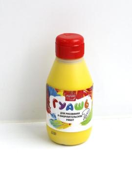 Гуашь   жёлтая  250 мл.  FORUM