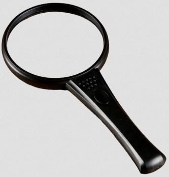 Лупа  90мм.  4-крат. подсветка 3792869