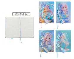 Блокнот 314,00  Русалка  с  косой  7600 Блокнот 314,00  Русалка  с  косой  7600