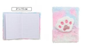 Блокнот 317,00  Мех  Лапка  блеск  7605 Блокнот 317,00  Мех  Лапка  блеск  7605