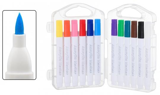 Маркер   Акриловые  в  боксе  12 цв  7507-12