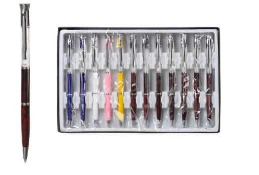 Ручка  подароч.  94,50  Прозрачные  шарики цветной корпус  5796