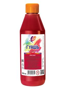 Гуашь  500 мл.  красная  Луч