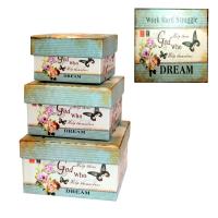 Коробка    подарочная  3 в 1   13*14 см