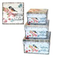 Коробка    подарочная  3 в 1   13*14 см