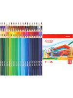Карандаши  цв.  BASIR 72 цв.  уп.2