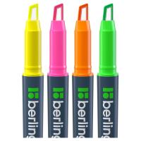 Маркер  /набор  4цв./  выделители  BERLINGO  4020