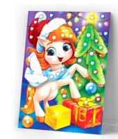 Сув.    ЛОШАДЬ  Аппликация перьям  10865627