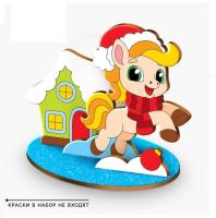 Сув.    ЛОШАДЬ Роспись по дереву  10900674/5