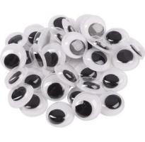 Глаза  15 мм    (набор  20 шт)