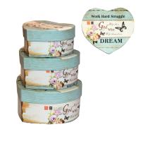 Коробка    подарочная  3 в 1   13*15 см  Сердце