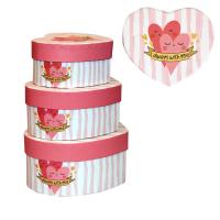 Коробка    подарочная  3 в 1   13*15 см  Сердце