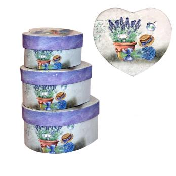 Коробка    подарочная  3 в 1   13*15 см  Сердце