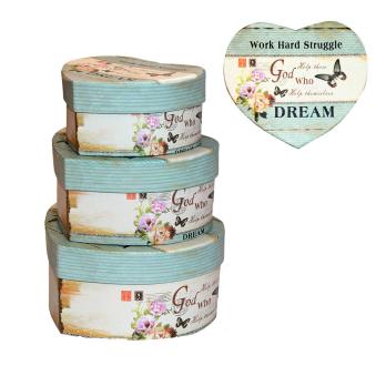 Коробка    подарочная  3 в 1   13*15 см  Сердце